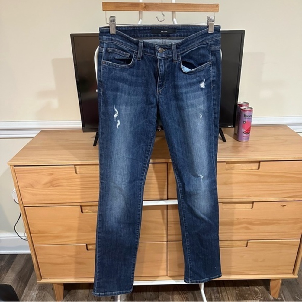 Joe's Jeans Beth Bootcut | Distressed Darkwash Bootcut Jeans Size 26